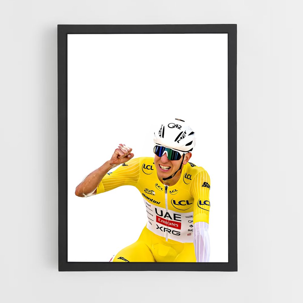 Poster Tadej de pogacar – affiche Cyclisme (vue 2)